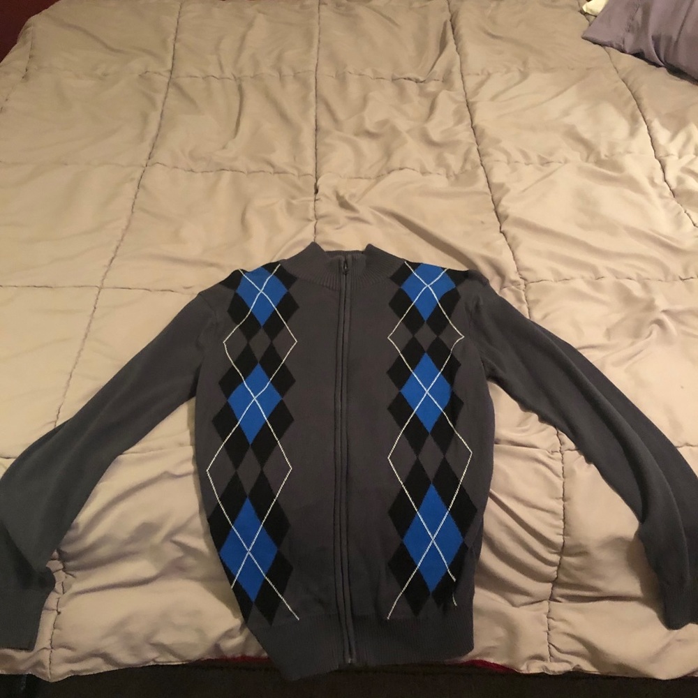 CARBON SWEATER ZIP UP